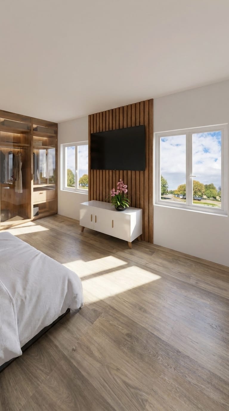 Mid-century bedroom