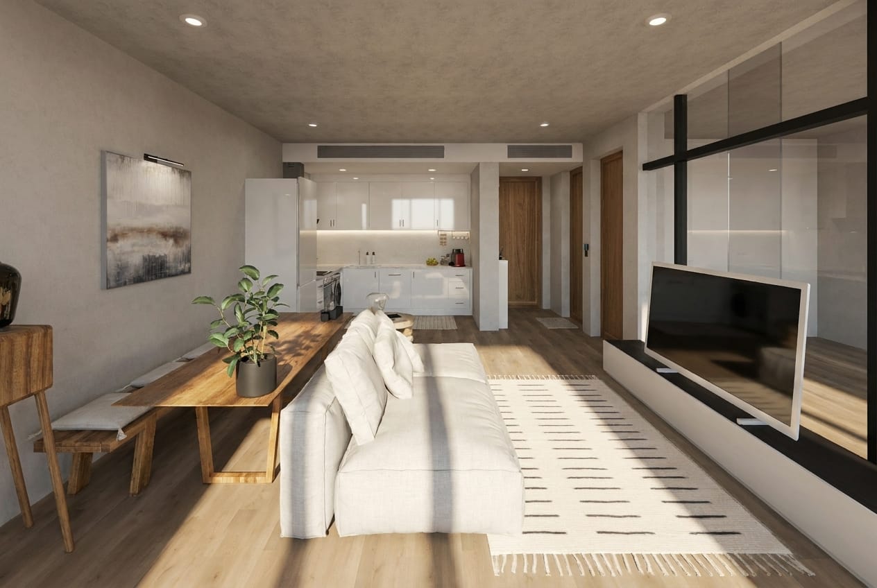 Mid-century living room