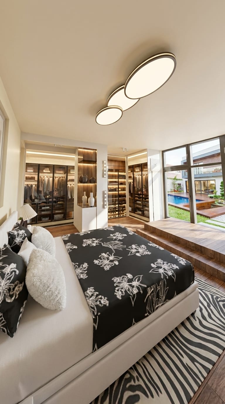 Mid-century bedroom