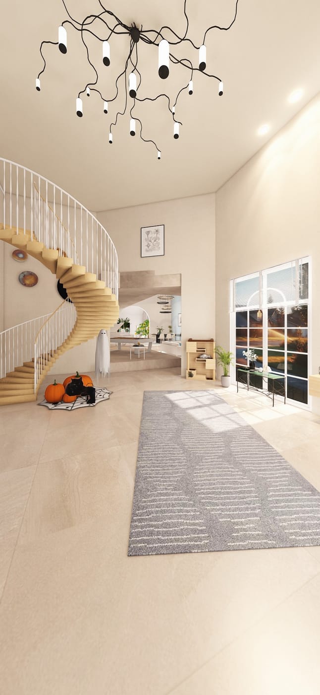 Contemporary hall