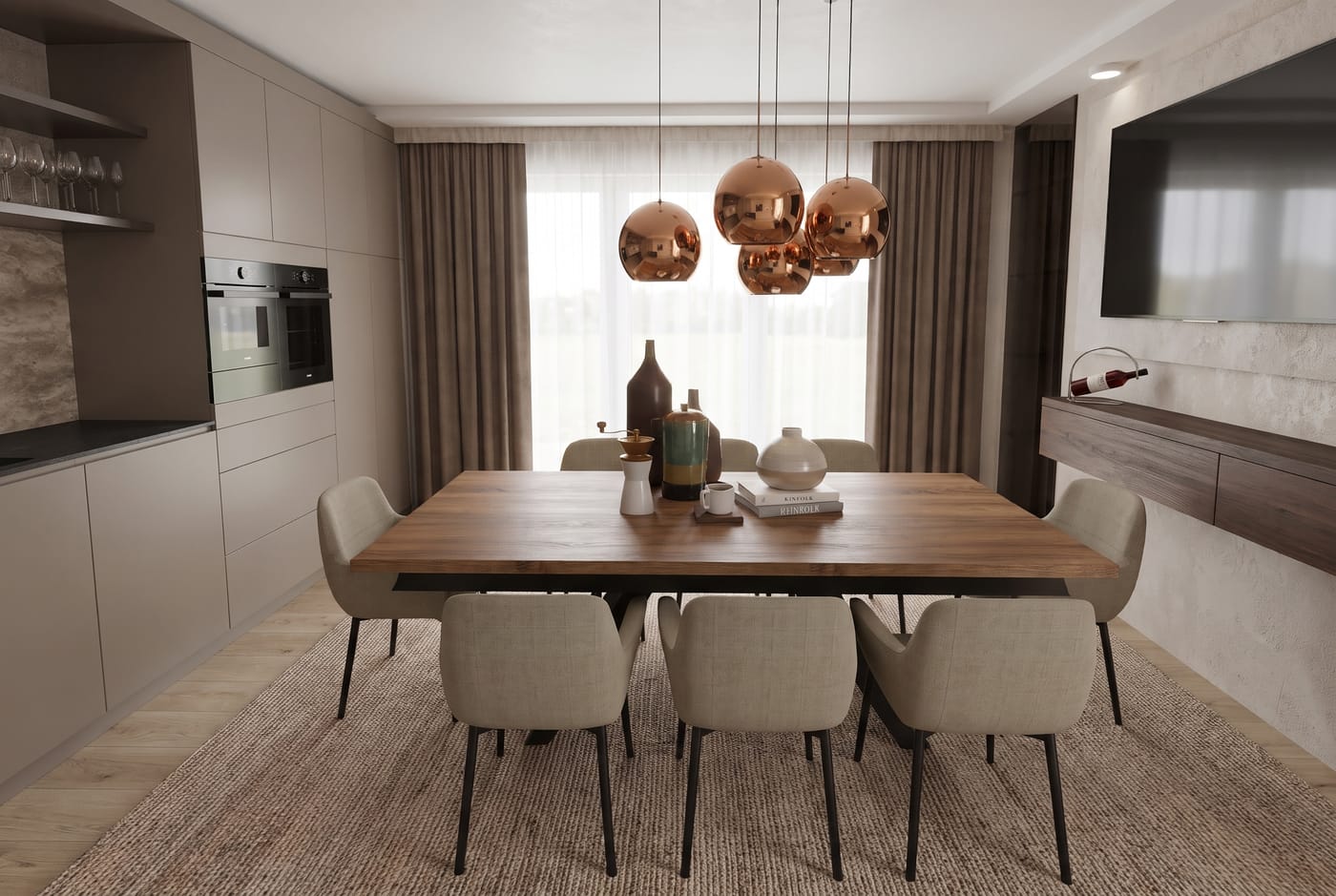 Mid-century dining room