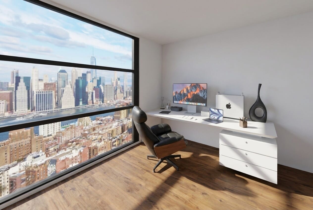 Mid-century home office