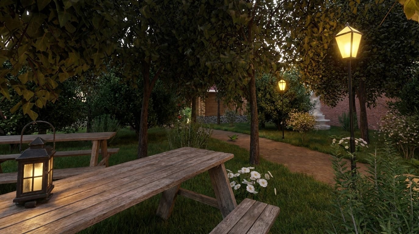 Landscape Rustic outdoor space