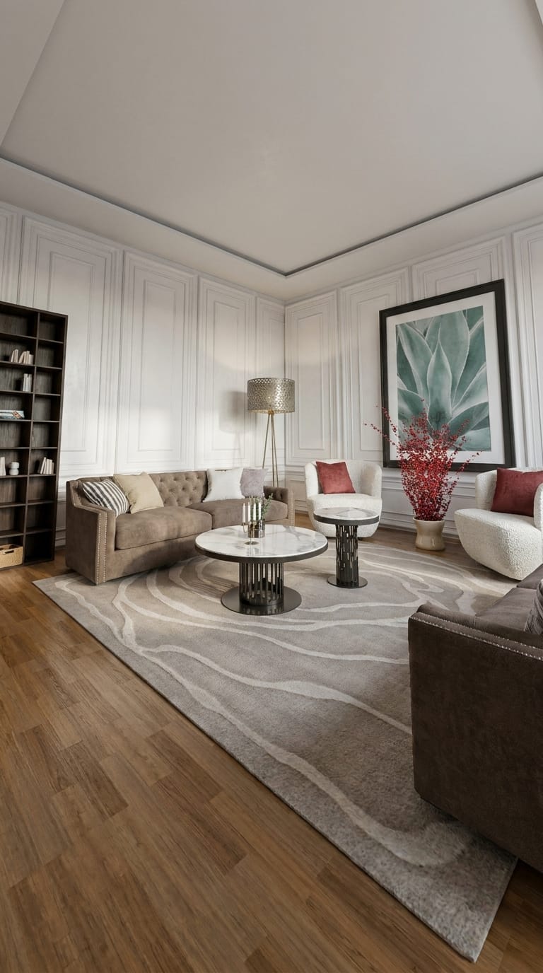 Mid-century living room