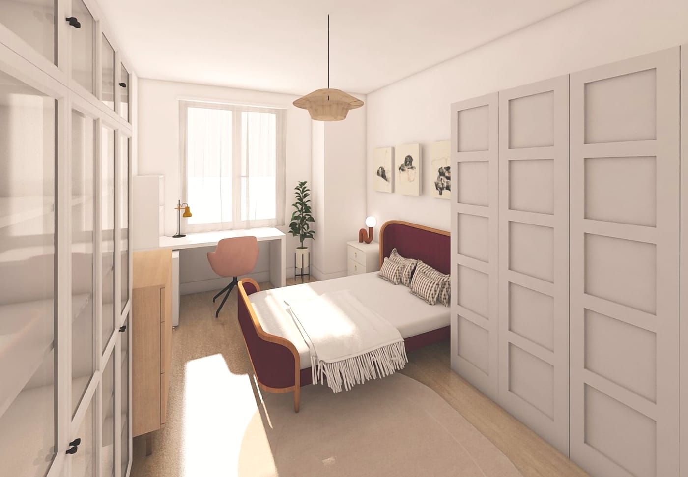 Scandinavian bedroom