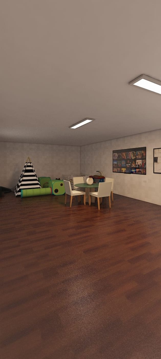 Mid-century kids room