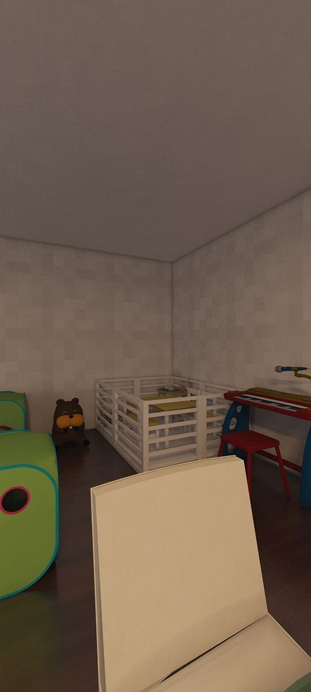 Mid-century kids room