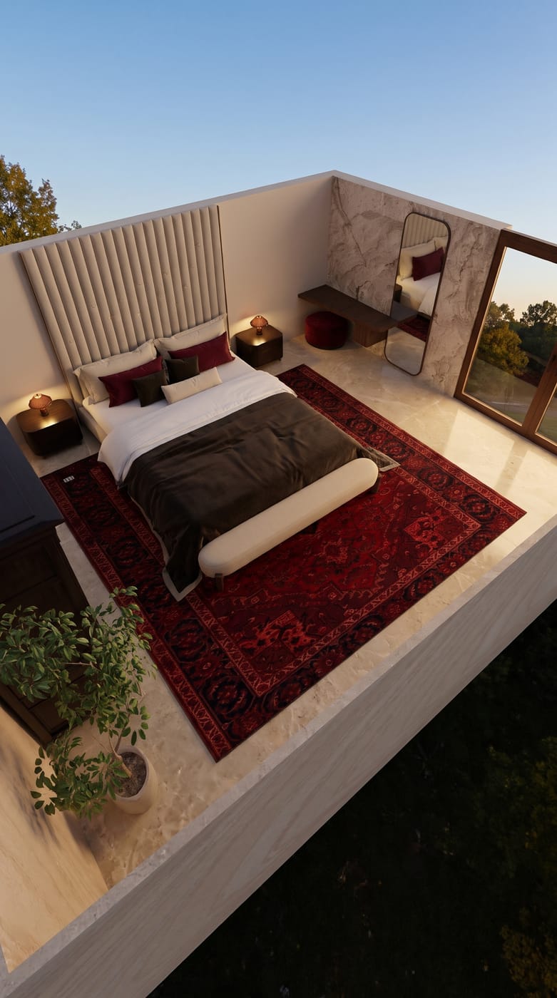 Mid-century bedroom