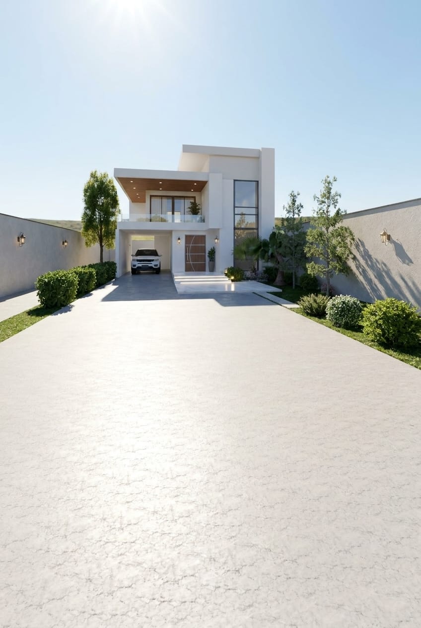 Contemporary outdoor space