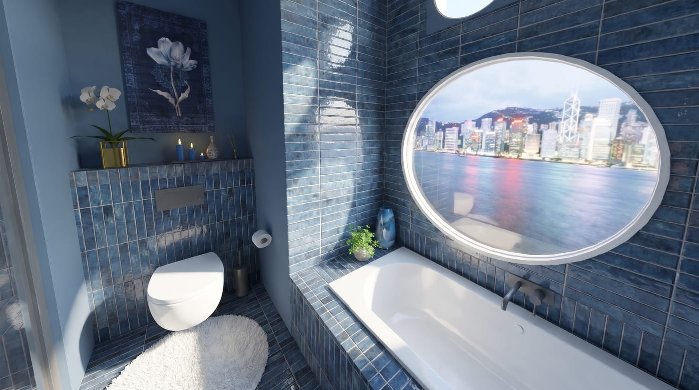 Mid-century bathroom