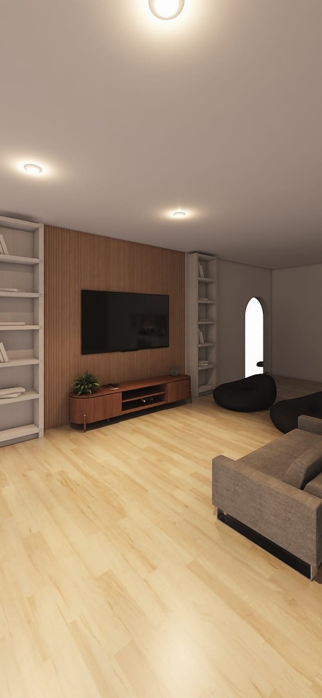 Mid-century living room