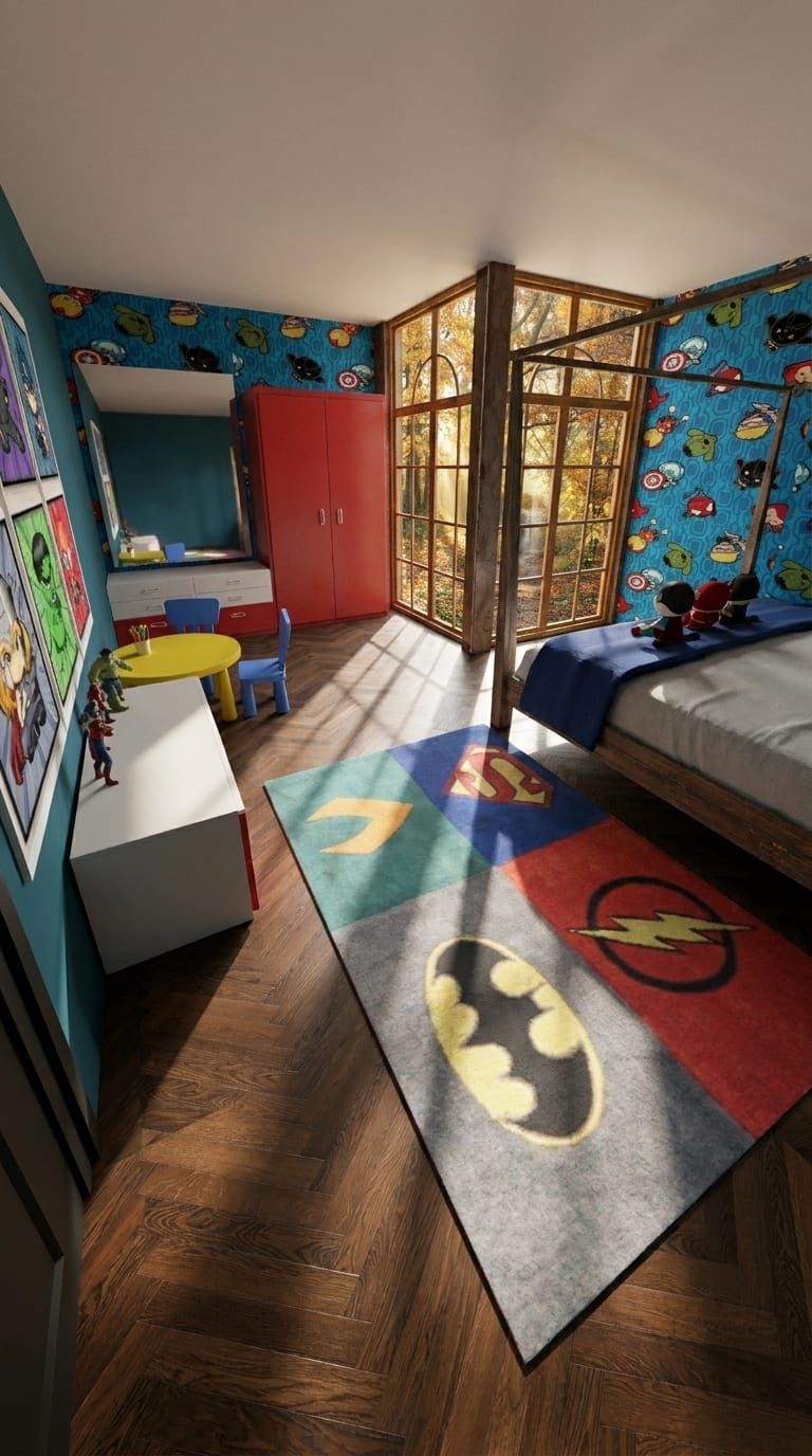 Mid-century bedroom
