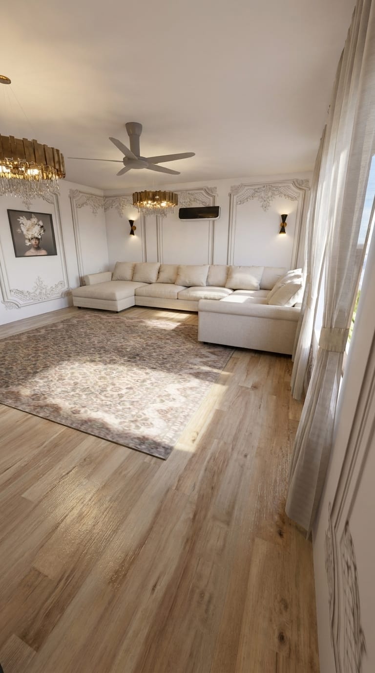 Neoclassical living room