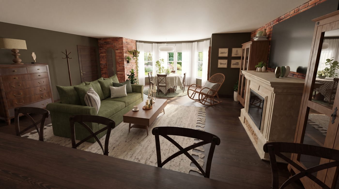 Farmhouse living room