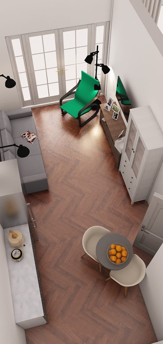 Traditional floor plan