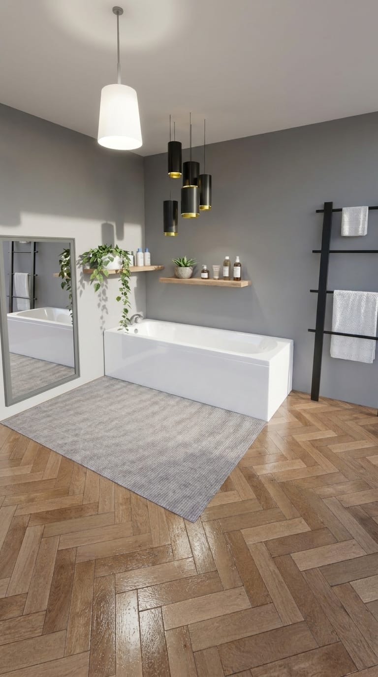 Mid-century bathroom