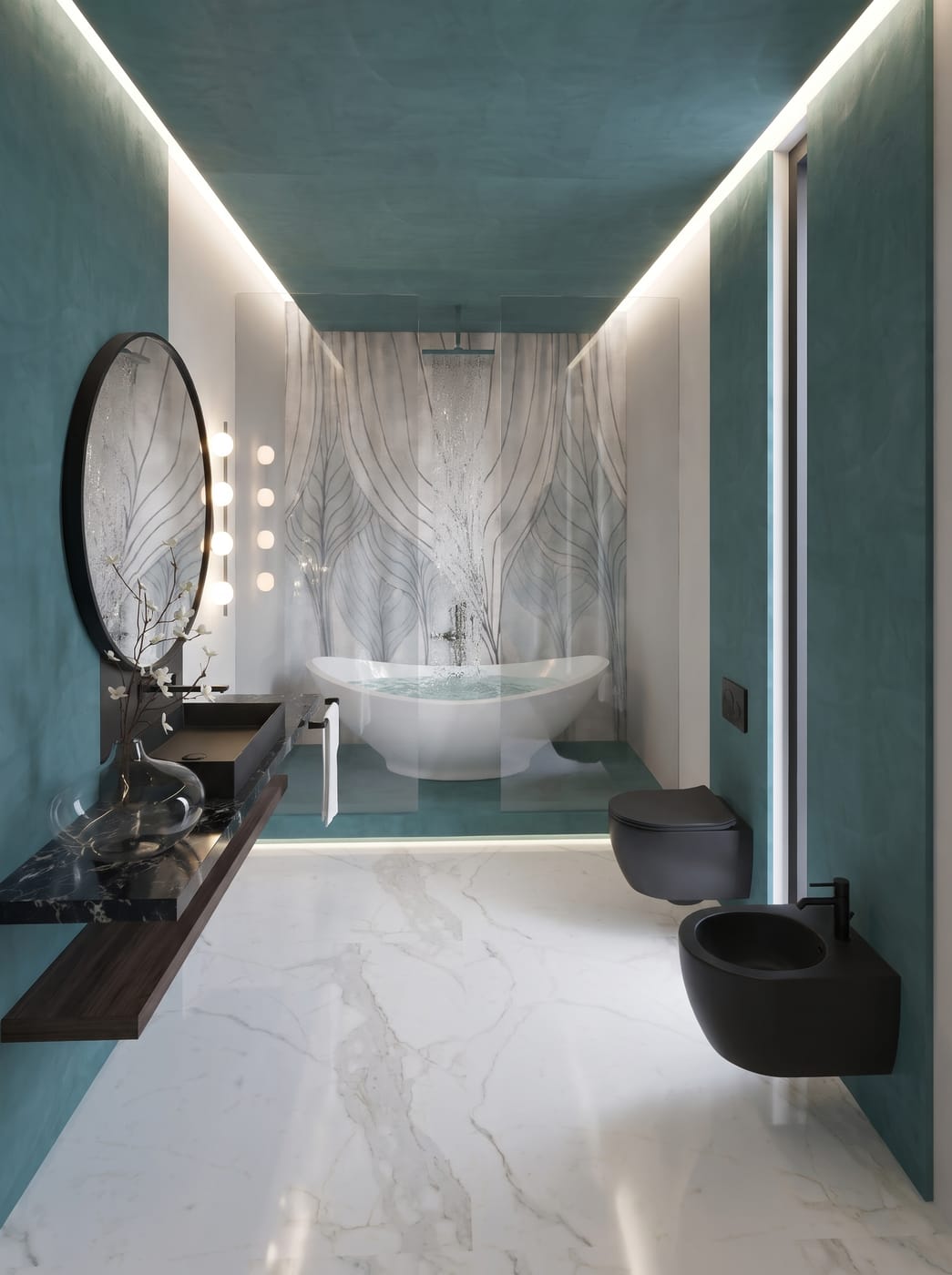 Mid-century bathroom