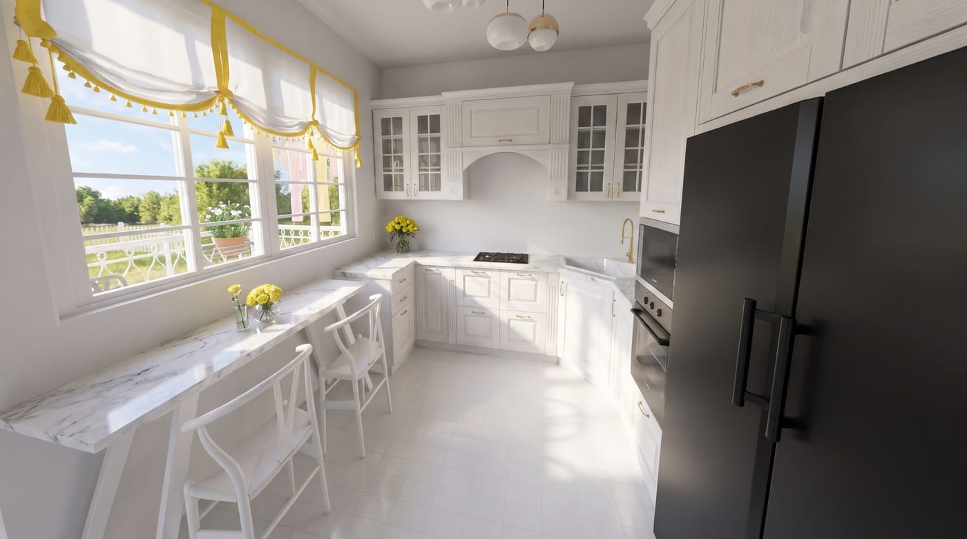 Mid-century kitchen