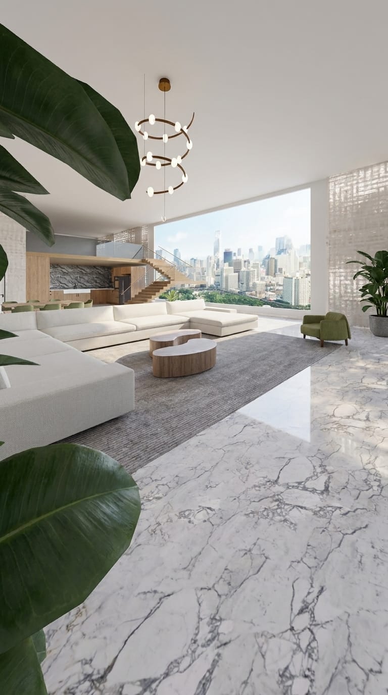 Mid-century living room