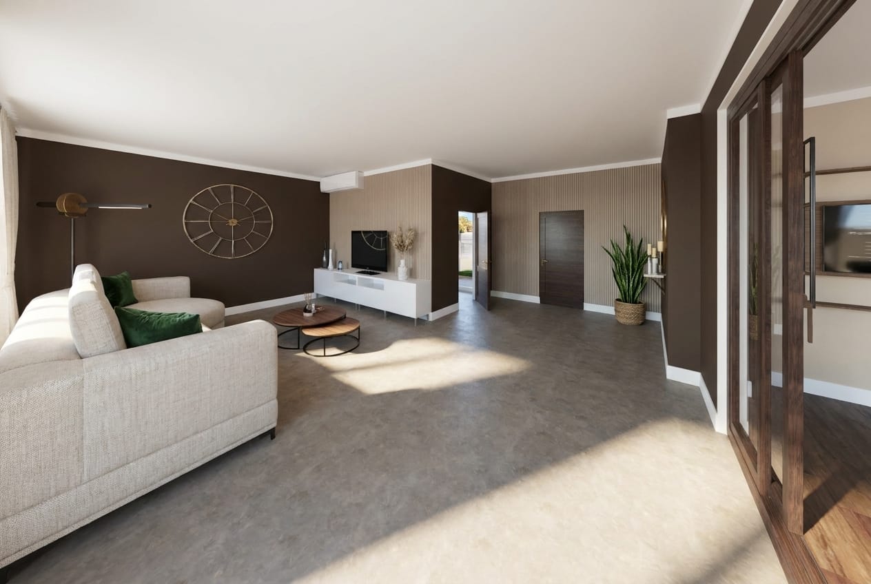 Mid-century living room