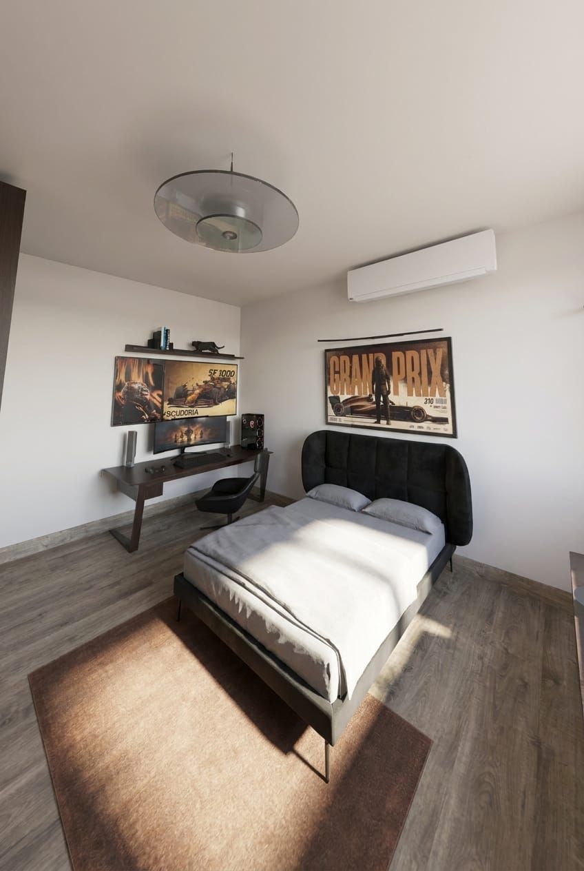 Mid-century bedroom