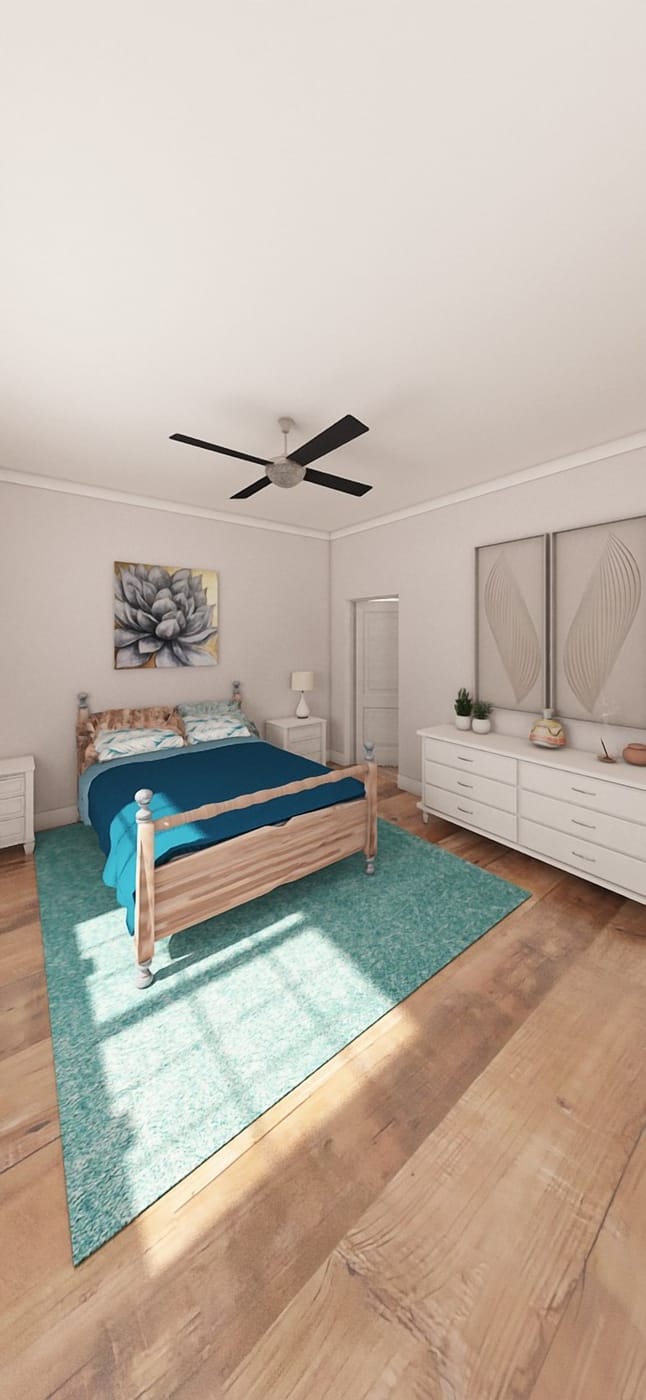Mid-century bedroom