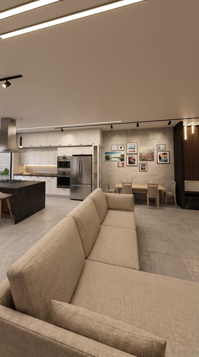 Mid-century living room