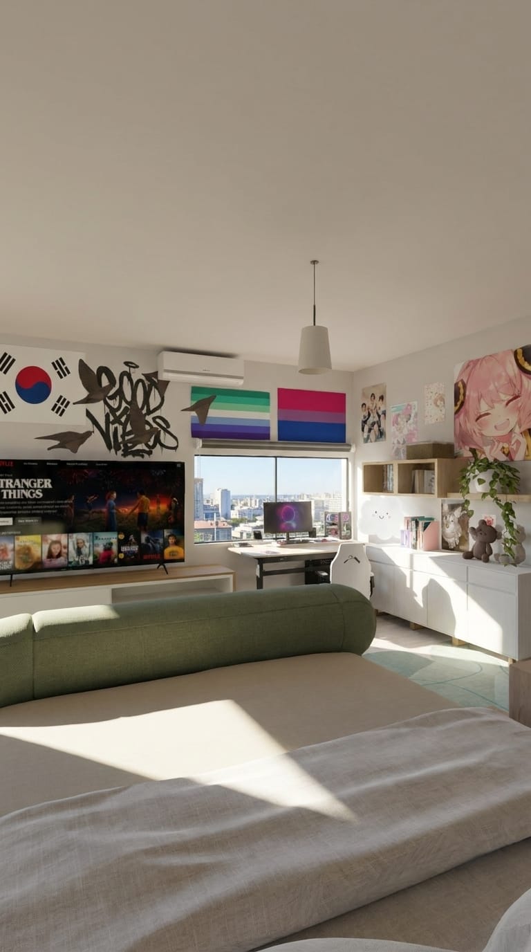 Mid-century bedroom