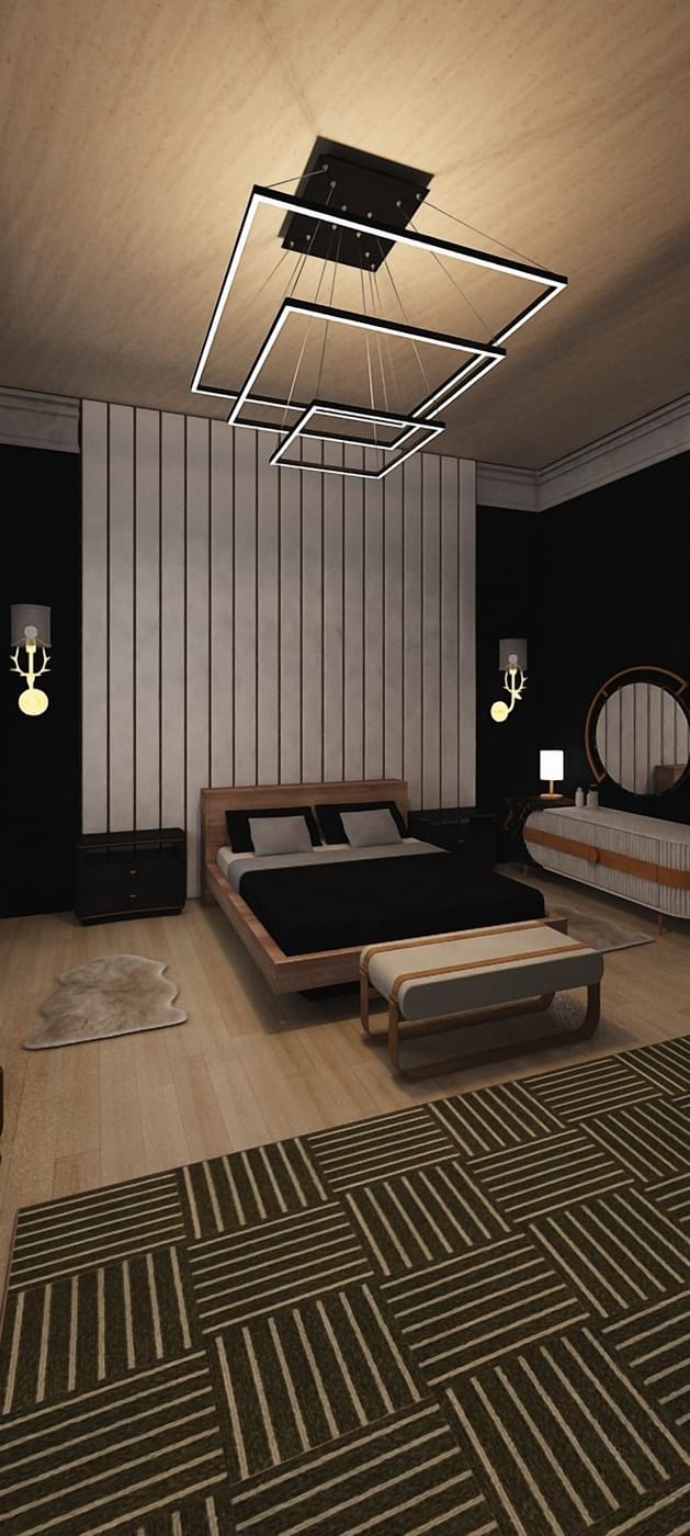 Mid-century bedroom