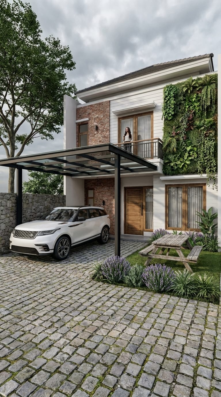 Contemporary outdoor space