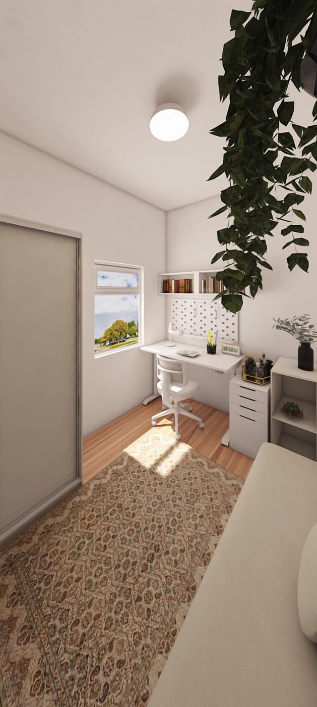 Scandinavian home office