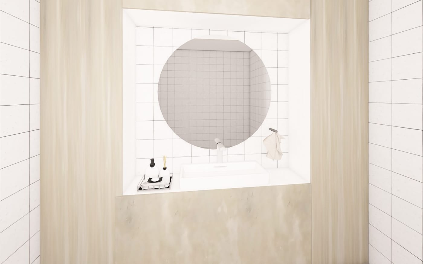 Mid-century bathroom