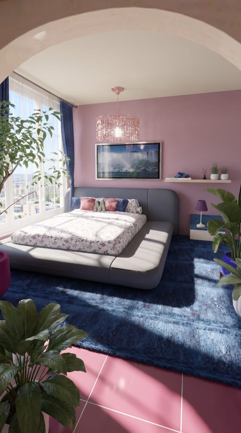 Mid-century bedroom