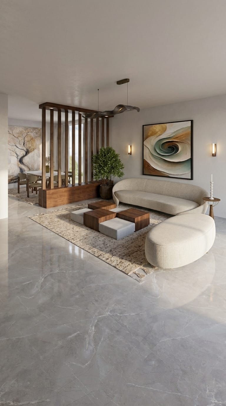 Mid-century living room