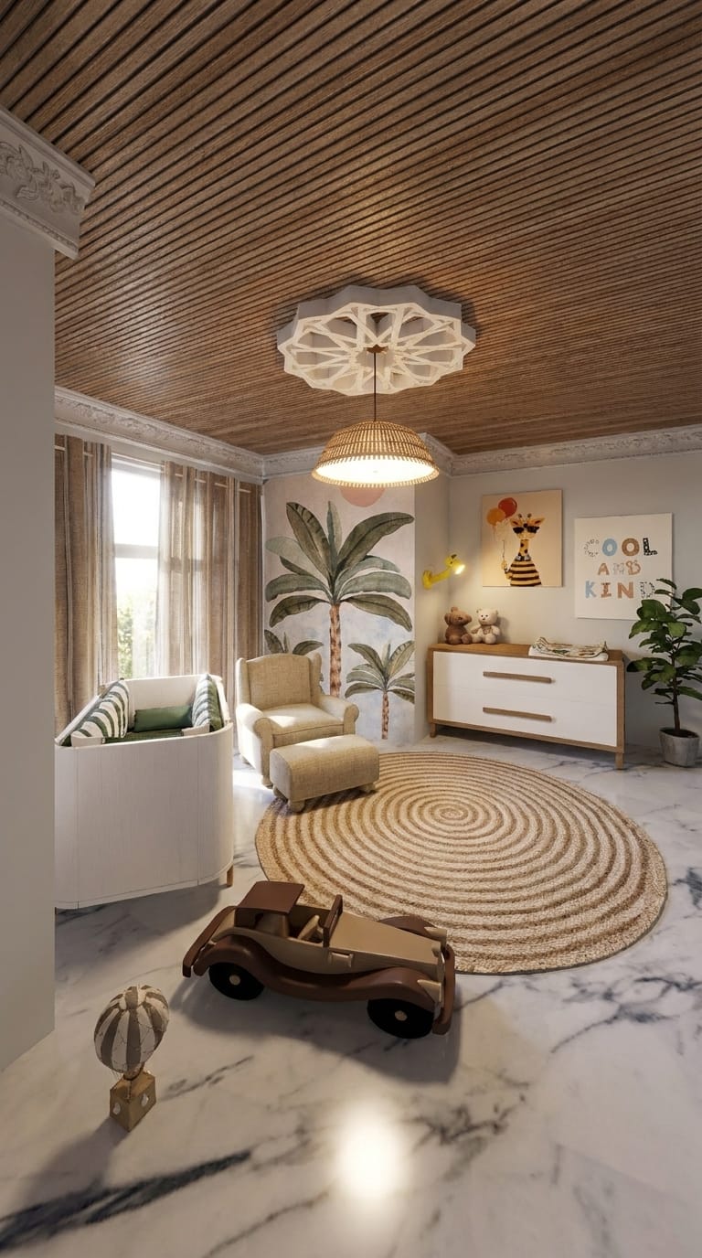 Mid-century kids room