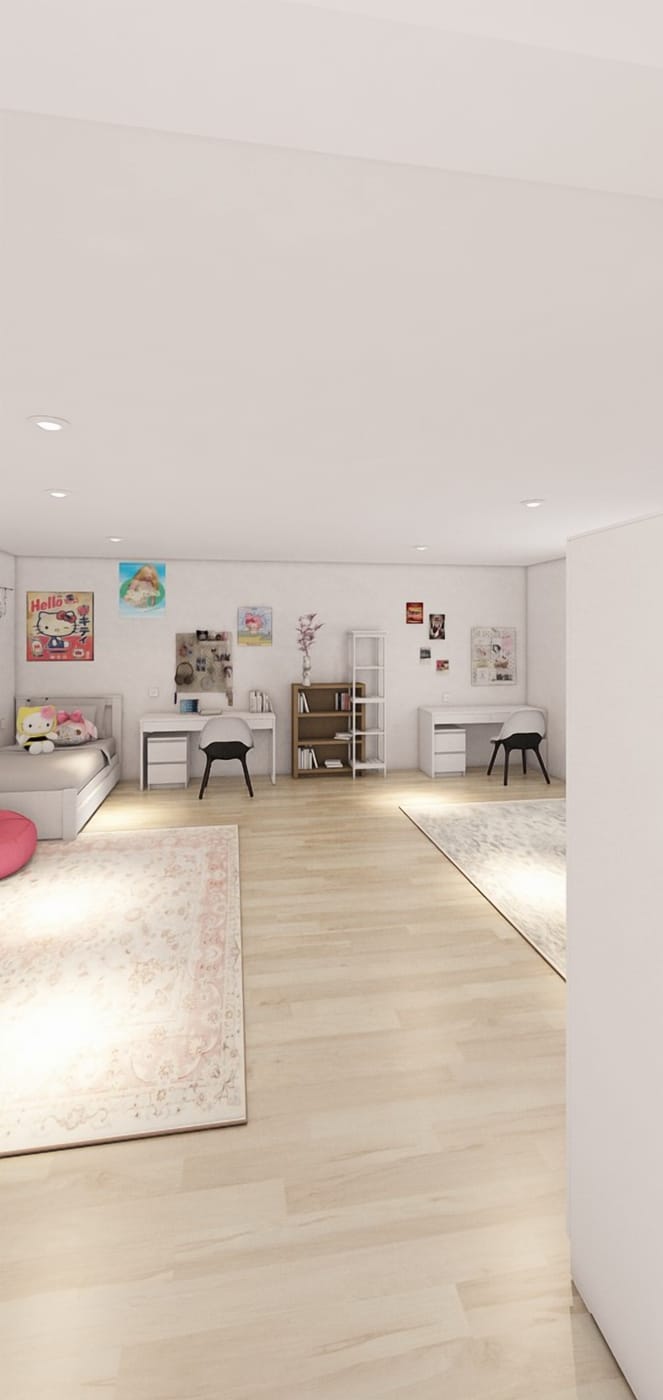 Scandinavian bedroom