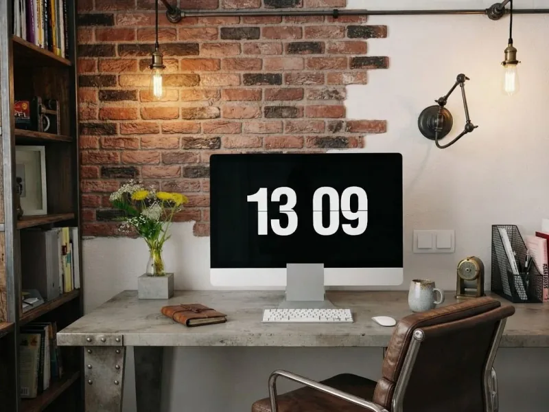 AI-generated image: Home office, redesigned