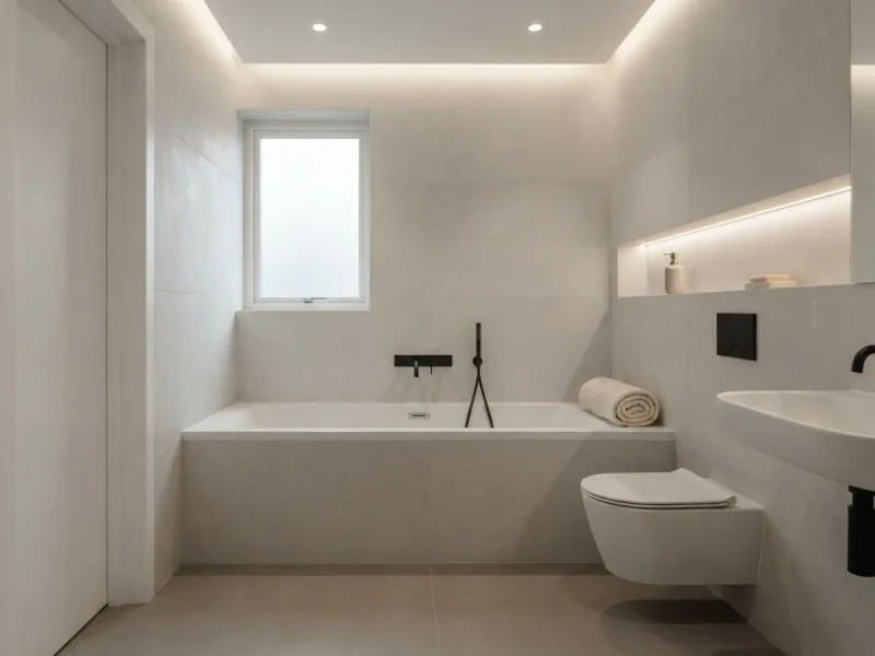 AI-generated image: Bathroom, redesigned